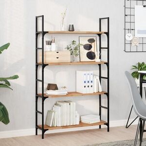 Imagine vidaXL Rafturi suspendate 3 buc. 100x20x2cm lemn masiv acacia netratat