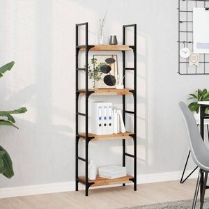 Imagine vidaXL Rafturi suspendate 4 buc. 60x20x4 cm lemn masiv acacia netratat