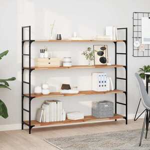 Imagine vidaXL Rafturi suspendate 2 buc. 160x30x2cm lemn masiv acacia netratat