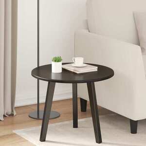 Imagine vidaXL Placă de masă Ø 50 x 1, 5 cm Rotund Lemn prelucrat Negru