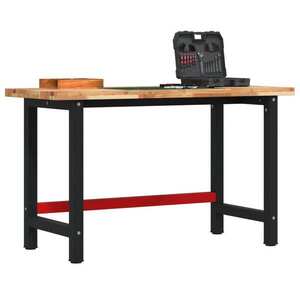 Imagine vidaXL Banc de lucru 140x60x83 cm lemn masiv de acacia, dreptunghiular