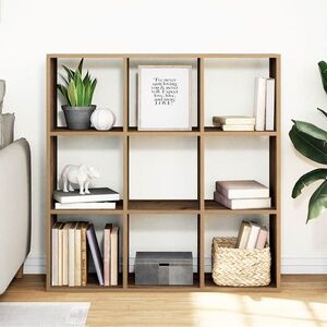Imagine vidaXL Bibliotecă/separator, stejar artizanal, 102x29x103, 5 cm, lemn