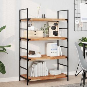 Imagine vidaXL Rafturi suspendate 4 buc. 100x40x4cm lemn masiv acacia netratat