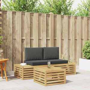 Imagine vidaXL Set de canapele de exterior 4 Bucată