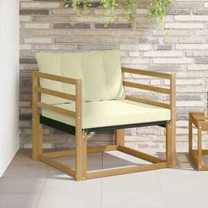 Imagine vidaXL Set de canapele de exterior Lemn solid de Acacia și Textilene