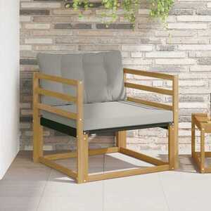 Imagine vidaXL Set de canapele de exterior Lemn solid de Acacia și Textilene