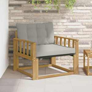 Imagine vidaXL Set de canapele de exterior Lemn solid de Acacia și Textilene