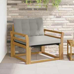Imagine vidaXL Set de canapele de exterior Lemn solid de Acacia și Textilene
