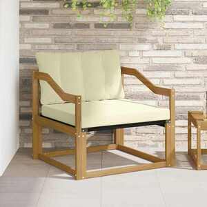 Imagine vidaXL Set de canapele de exterior Lemn solid de Acacia și Textilene