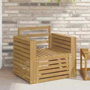 Imagine vidaXL Set de canapele de exterior Lemn Solid de Acacia Alb