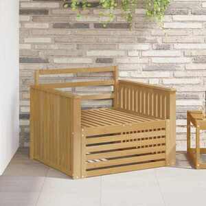 Imagine vidaXL Canapea de exterior Lemn Solid de Acacia Alb