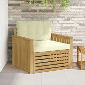Imagine vidaXL Canapea de exterior Poliester Alb