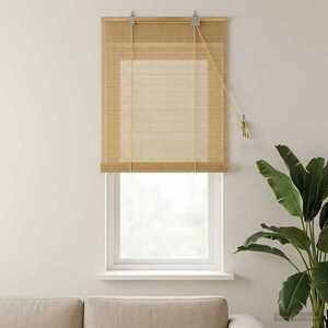 Imagine vidaXL Rulou textil natural 60 x 160 cm Bambus