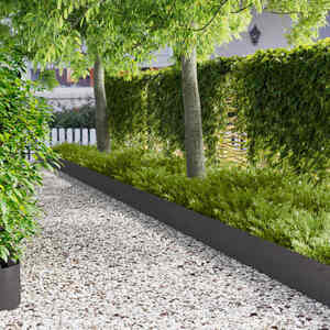 Imagine vidaXL Bordură de gazon cu margine superioară pliată 10 buc. 103x25cm