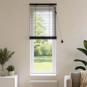 Imagine vidaXL Jaluzea venetiană Negru 55 x 130 cm 35 mm