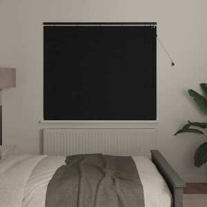 Imagine vidaXL Jaluzea venetiană Negru 150 x 130 cm 35 mm