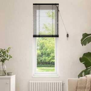 Imagine vidaXL Jaluzea venetiană Negru 55 x 160 cm 35 mm
