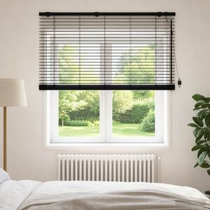 Imagine vidaXL Jaluzea venetiană Negru 125 x 160 cm 35 mm