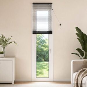 Imagine vidaXL Jaluzea venetiană Negru 40 x 250 cm 35 mm