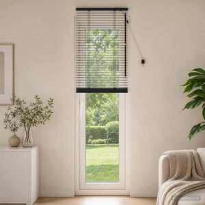 Imagine vidaXL Jaluzea venetiană Negru 55 x 250 cm 35 mm