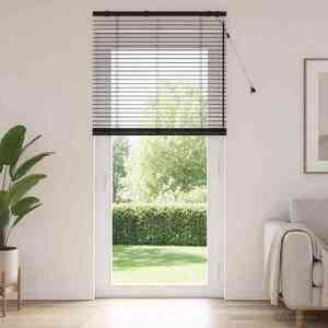 Imagine vidaXL Jaluzea venetiană Negru 70 x 250 cm 35 mm