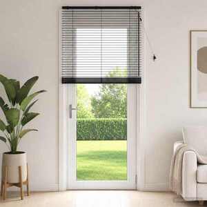 Imagine vidaXL Jaluzea venetiană Negru 100 x 250 cm 35 mm