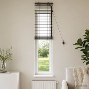 Imagine vidaXL Jaluzea venetiană Maro închis 40 x 160 cm 35 mm