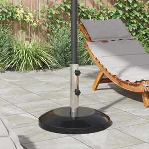Imagine vidaXL Bază pentru parasolar cu pol de 40-50 mm 26.75 kg Negru