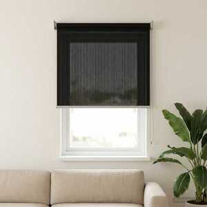 Imagine vidaXL Jaluzea exterioară cu blocare UV de 90% Negru 80 x 140 cm HDPE