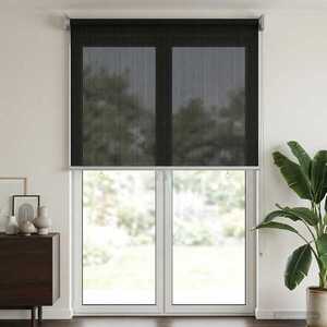 Imagine vidaXL Jaluzea exterioară cu blocare UV de 90% Negru 80 x 230 cm HDPE
