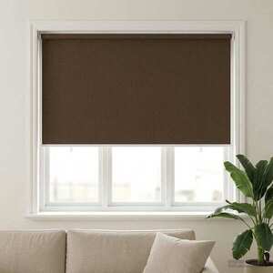 Imagine vidaXL Jaluzea exterioară cu blocare UV de 90% Maro 140 x 140 cm HDPE