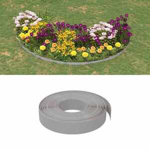 Imagine vidaXL Borduri de grădină 25 m 10 cm PE Gri