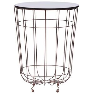 Imagine vidaXL Măsuță de cafea, auriu, Ø 40 cm