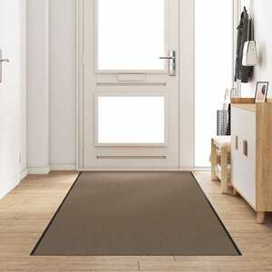 Imagine vidaXL Covoraș de intrare Bej și negru 120 x 400 cm 100% Poliamidă
