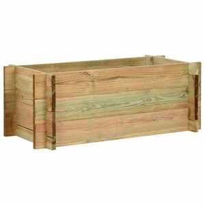 Imagine vidaXL Grădină ridicată pentru legume Verde 120 x 80 x 32 cm