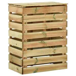 Imagine vidaXL Compactor de grădină cu lamele Verde 106 x 58 x 110 cm