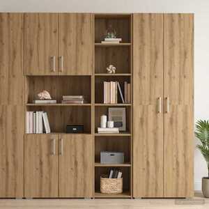 Imagine vidaXL Bufet Stejar Artizanal 40 x 41 x 185 cm Lemn prelucrat