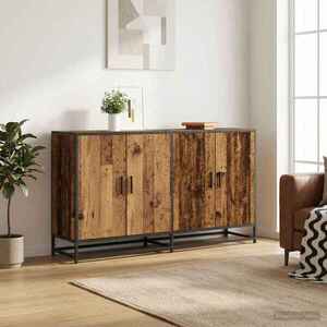 Imagine vidaXL Bufet Lemn vechi 134 x 35 x 76 cm Lemn prelucrat