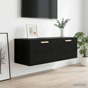 Imagine vidaXL Dulap de perete Stejar negru 100 x 36, 5 x 35 cm Lemn prelucrat