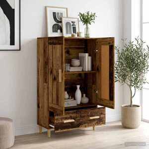 Imagine vidaXL Bufet Lemn vechi 70 x 31 x 115 cm Lemn prelucrat