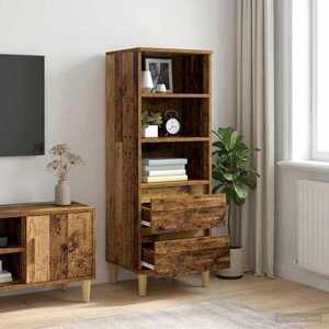 Imagine vidaXL Bufet Lemn vechi 40 x 36 x 110 cm Lemn prelucrat