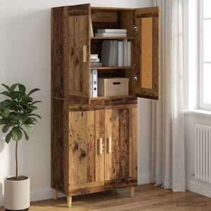 Imagine vidaXL Bufet Lemn vechi 69, 5 x 34 x 90 cm Lemn prelucrat