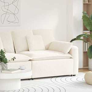 Imagine vidaXL Modul modular de capăt pentru cotieră canapea cu perne 100 cm