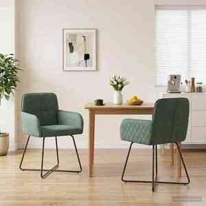 Imagine vidaXL Scaune de dining 2 buc. Catifea Verde Mării 59 x 56, 5 x 86 cm