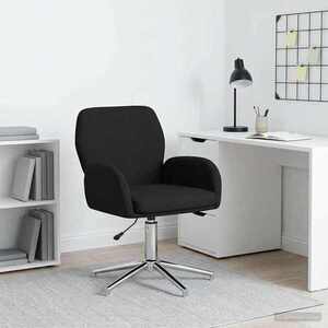 Imagine vidaXL Scaun de birou rotativ 54 x 58 x 90 cm Negru Țesătură