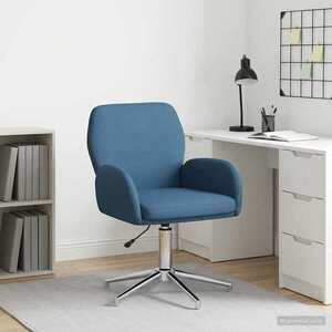 Imagine vidaXL Scaun de birou rotativ Țesătură 54 x 58 x 90 cm albastru