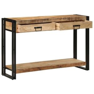 Imagine vidaXL Masă de consolă Maro 120 x 33 x 75 cm Lemn de mango solid
