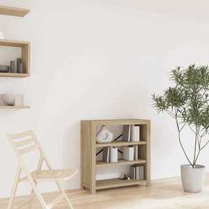 Imagine vidaXL Bibliotecă cu 3 rafturi, 80x30x80 cm, lemn masiv de acacia