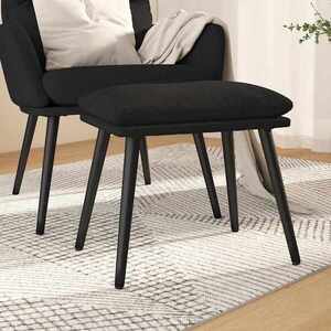 Imagine vidaXL Taburet, negru, 45x29, 5x35 cm, material textil