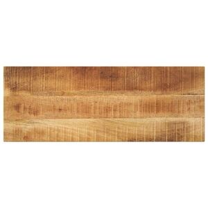 Imagine vidaXL Blat masă, 90x20x2, 5 cm, dreptunghiular, lemn masiv mango brut